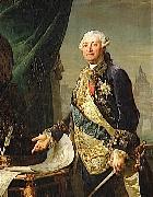 Jean-Laurent Mosnier Portrait of Baron de Breteuil oil painting reproduction
